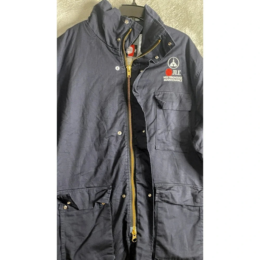 Steelguard Pro FR Parka Mens 3XL Navy Blue Flame Resistant CAT 4 Work Jacket